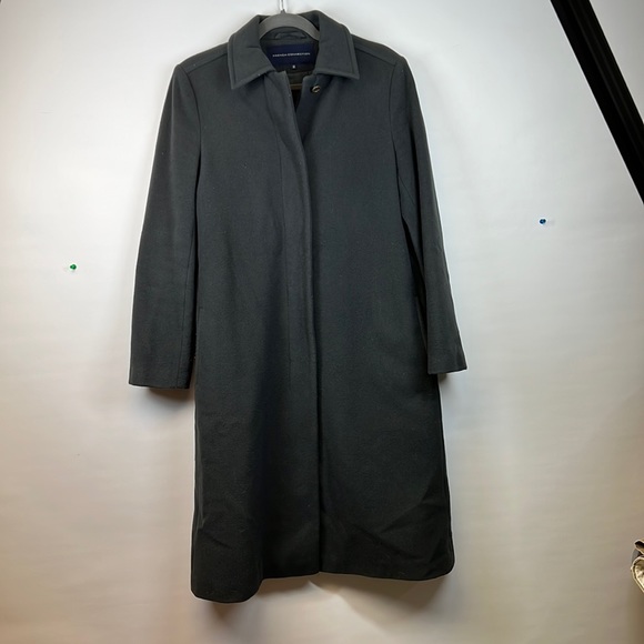 French Connection Jackets & Blazers - French Connection Women's Black Long Sleeve Long Coat Size 12